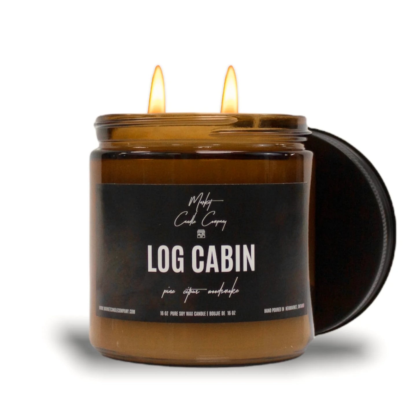 Log Cabin Candle