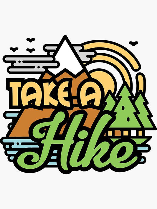 Take A Hike Sticker