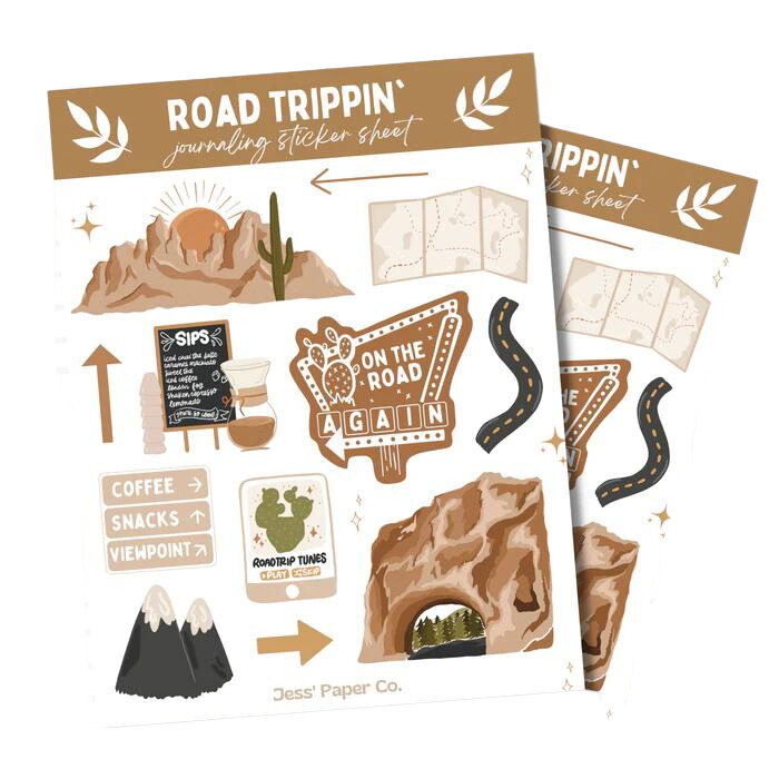 Road Trippin' Sticker Sheet