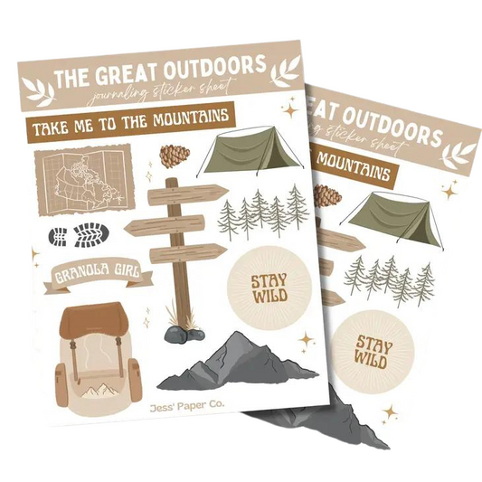 The Great Outdoors Sticker Sheet