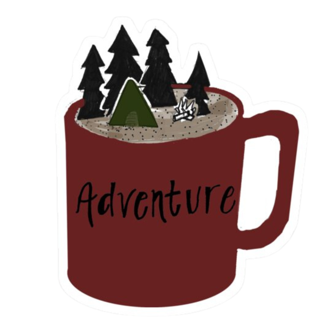 Adventure Mug Sticker