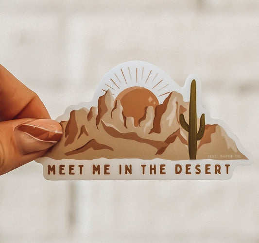 Meet Me In The Desert Sticker